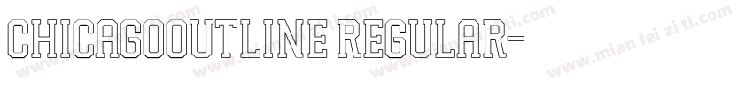ChicagoOutline Regular字体转换